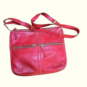 Fossil Red Long live vintage handbag crossbody